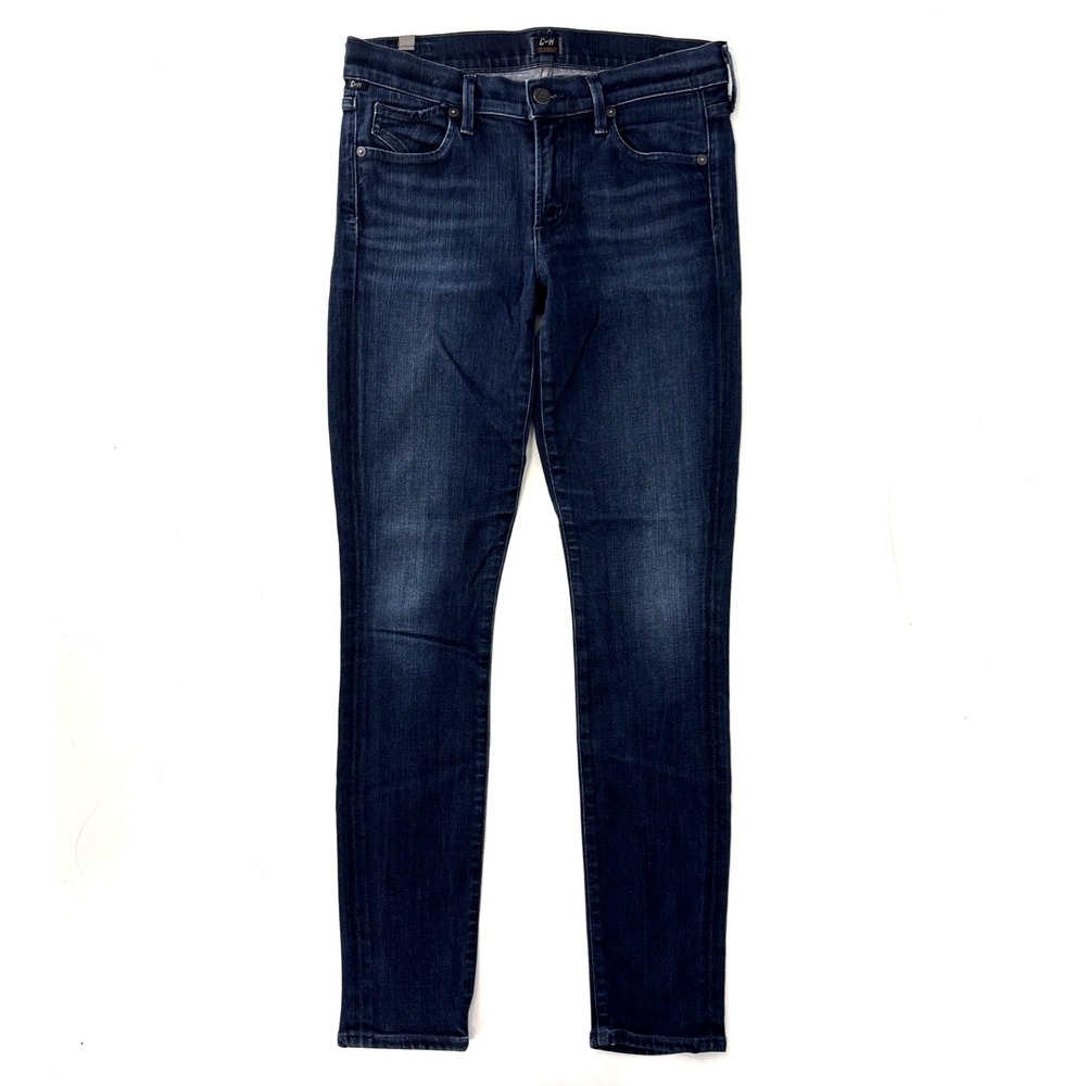 Citizens Of Humanity Avedon Low Rise Dark Stretch Denim Skinny Jeans Size 27‎